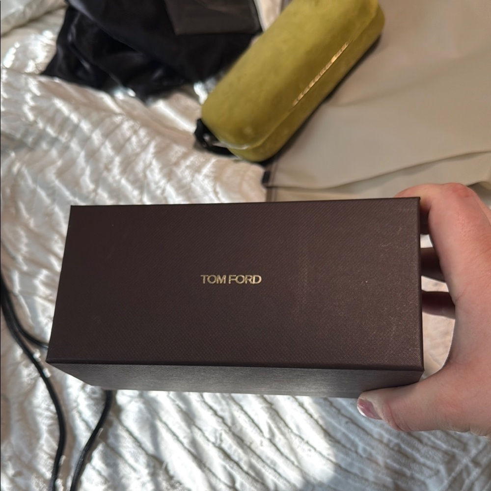Tom Ford Gold Aviator Sunglasses Box Original